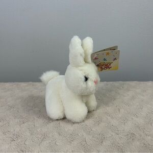 Toy and Joy Althans Club Bunny Rabbit Plush Stuffed Animal White Pink Germany